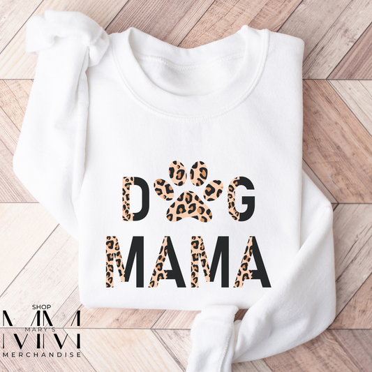Comfort Colors® Leopard Dog Mama Sweatshirt